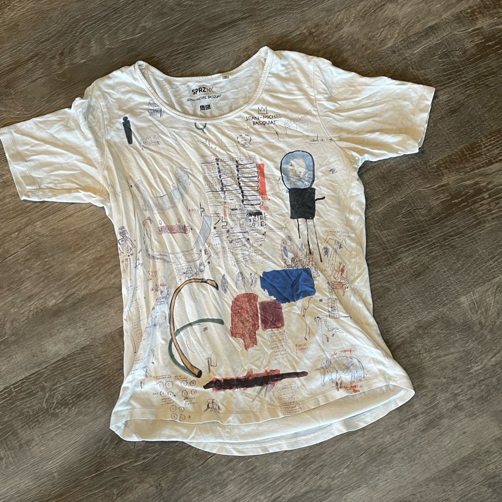 Jean Michel-Basquiat T Shirt - Uniqlo - X Small